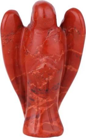 Morella Edelstein Engel Handschmeichler, Roter Jaspis