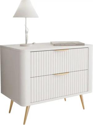 Lookway Nachttisch SCARLETT 2S mit Schubladen