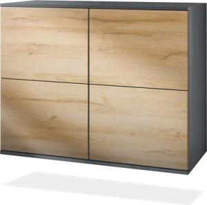 Vladon Kommode Rova V3 (Moderner Küchenschrank,
