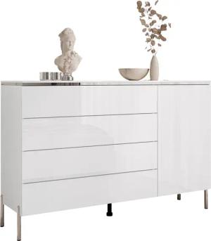 Lookway Kommode AURORA SILVER 1D4S mit