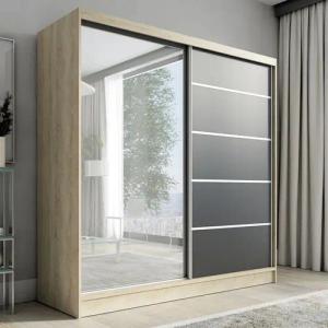 A&J MöbelLand GmbH Schwebetürenschrank NERO 200