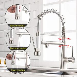 TIMACO Küchenarmatur (Hochdruck Wasserhahn Küche (