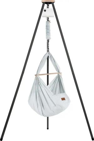 Stubenbett Federwiege Bio AirGrey mit Tipi