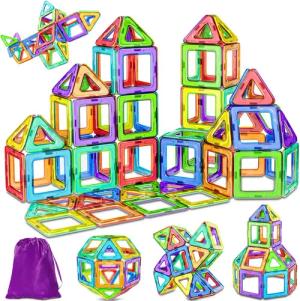 POPOLIC Magnetische Bausteine 40PCS, Starker Magnetismus,