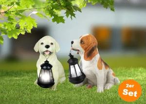 bmf-versand LED Solarleuchte Solarleuchte Garten 2er
