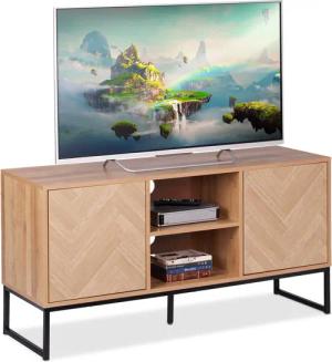 relaxdays TV-Board TV Lowboard Retro-Design