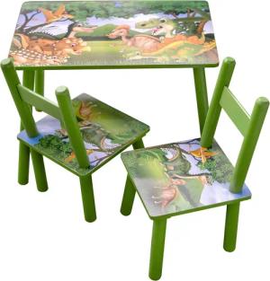 HTI-Line Kindersitzgruppe Kindertischgruppe Dinos, (Set, 3-tlg.,