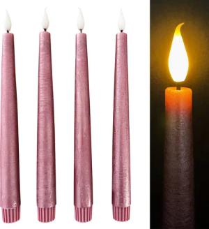 Online-Fuchs LED-Kerze 4 LED Stabkerzen aus