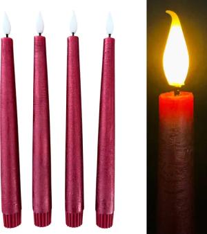 Online-Fuchs LED-Kerze 4 LED Stabkerzen aus