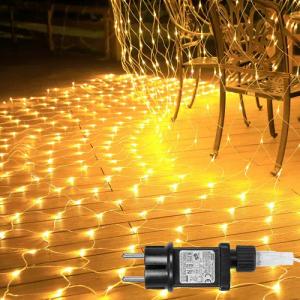 Rosnek LED-Lichternetz 2x3/4x6M, 8 modi, Timer,