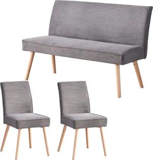 B&D home Sitzgruppe PAULO, (3-tlg), gepolstert,
