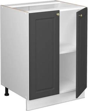 Vicco Unterschrank Fame-Line, Anthrazit-Gold/Weiß, 60 cm,