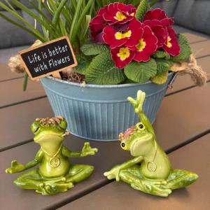 Online-Fuchs Gartenfigur - Deko Figuren Set