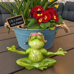 Online-Fuchs Gartenfigur - Deko Figuren Set