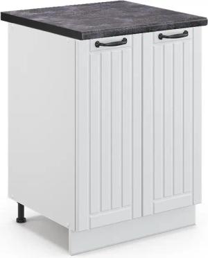 Vicco Unterschrank Fame-Line, Weiß Landhaus/Weiß, 60
