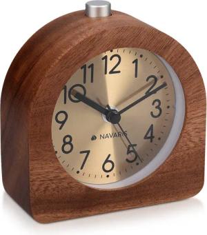 Navaris Wecker Analog Holz Wecker mit