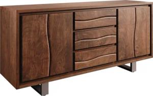 DELIFE Sideboard Live-Edge, Akazie Braun 172