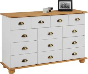 IDIMEX Kommode COLMAR, Schubladenkommode mit Muschelgriff,