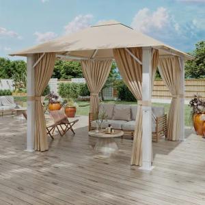 HOMALL Pavillon Gazebo 3*3/3/4M wasserdichtes Gartenzelt