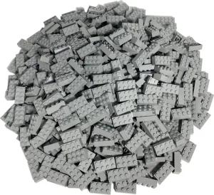 LEGO® LEGO® 2x4 Steine Hochsteine Hellgrau
