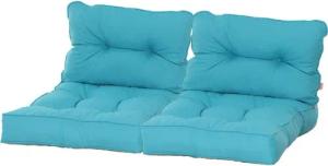 Siena Garden Bankauflage Palettenkissen 4er Set