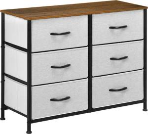 HOMCOM Kommode Sideboard mit 6 klappbaren