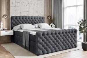 ALTDECOR Boxspringbett BOXI8-Z KING (Multipocket-Matratze H4,
