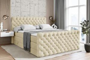 ALTDECOR Boxspringbett BOXI8-Z KING (Multipocket-Matratze H4,