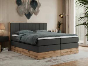 MKS MÖBEL Boxspringbett BELLISSIMO KING (Topper