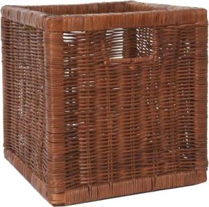 VIVANNO Regalkorb Rattan ATTRAKTIV - Braun