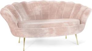 WFL GROUP Sofa Muschel, Samt 2-Sitzer