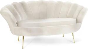 WFL GROUP Sofa Muschel, Samt 2-Sitzer