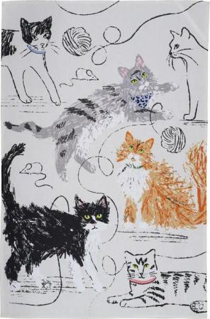 Ulster Weavers Geschirrtuch Feline Friends, (Set,