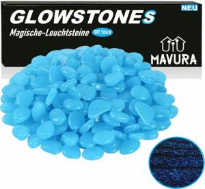 MAVURA Dekosteine GLOWSTONES Magische Leuchtsteine Leuchtkiesel