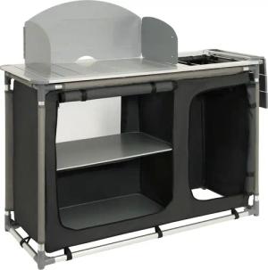 CampFeuer Campingschrank Campingschrank, Campingküche klappbar, Spritzschutz,