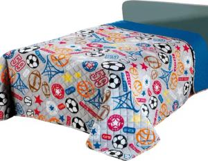 Delindo Lifestyle Bettüberwurf Tagesdecke Sports, 170x210