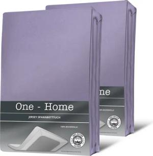 One Home Spannbettlaken Jersey, Jersey, Gummizug:
