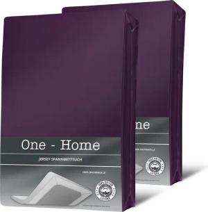 One Home Spannbettlaken Jersey, Jersey, Gummizug: