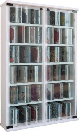 VCM CD-Regal Holz CD DVD Stand