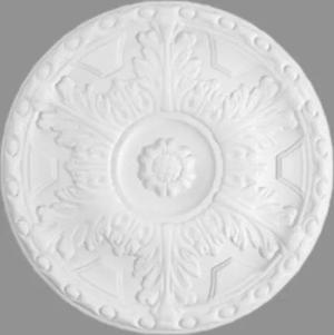 PROVISTON Wanddekoobjekt Stuckrosette, Polystyrol, Durchmesser 400