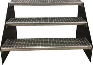 SRM Design Außentreppe 3 Stufen Standtreppe
