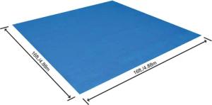 BESTWAY Bodenschutzmatte BESTWAY Pool Bodenplane Schutzplane