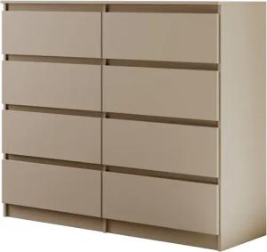 Beautysofa Kommode mit acht Schubladen LEMON,