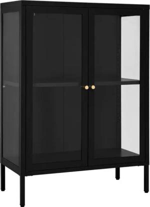 vidaXL Sideboard Sideboard Schwarz 75x35x105 cm