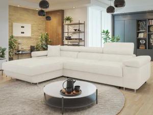 MIRJAN24 Ecksofa Torezio Mini, mit Bettkasten