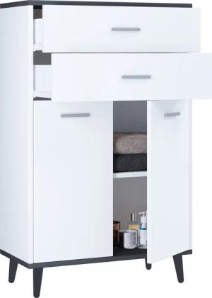 VCM Kommode Holz Highboard Kommode Schublade