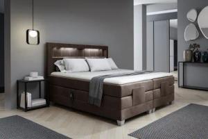 Fun Möbel Boxspringbett Schlafzimmerbett DAVIDE Elektrisch