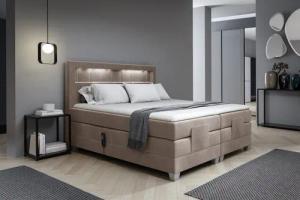 Fun Möbel Boxspringbett Schlafzimmerbett DAVIDE Elektrisch