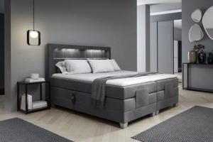 Fun Möbel Boxspringbett Schlafzimmerbett DAVIDE Elektrisch
