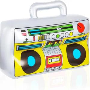 Kostümheld® Aufblasbares Partyzubehör 1x Aufblasbarer Retro